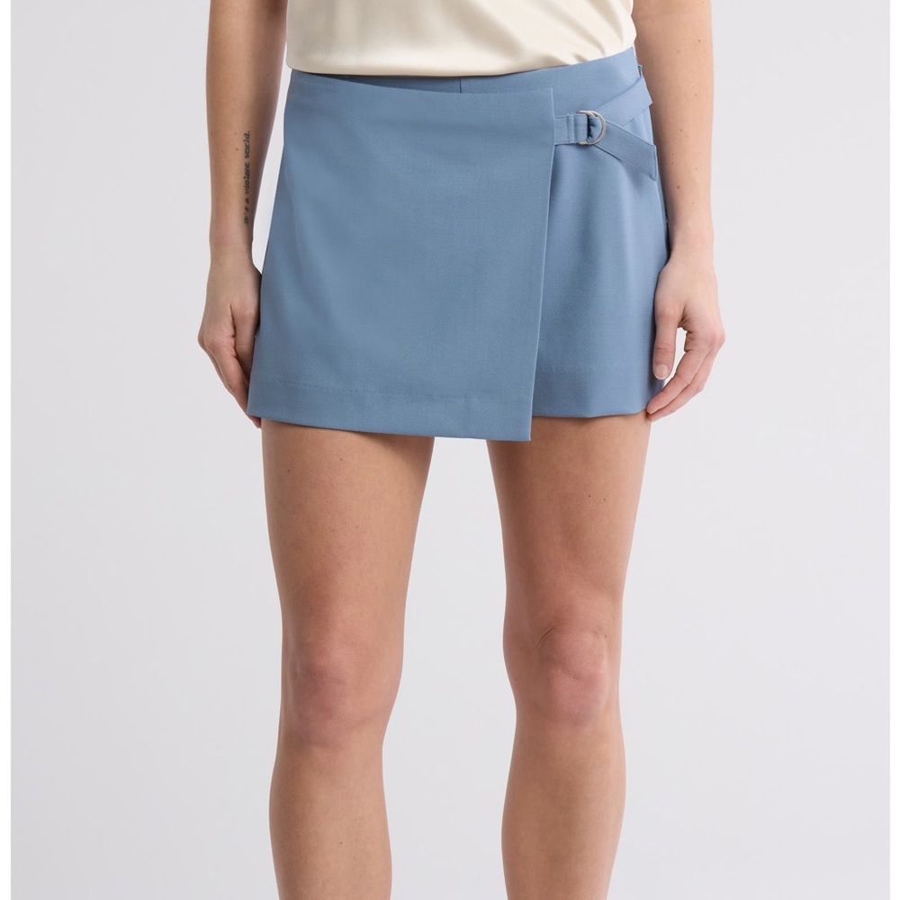NWT Rag&bone Sasha Wool Blend Twill Skort Size 4